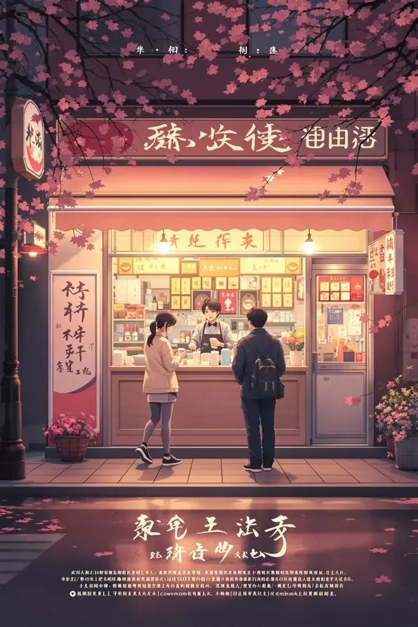 深夜甜品店 - 黄果短剧魔改 黄果短剧魔改《深夜甜品店》治愈短剧封面